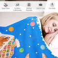 thumbnail image 3 of Christmas Gingerbread Man Flannel Fleece Throw Blanket Xmas Cookie 50x60 Inches Soft Blanket for Couch,Cozy,Warm,Lightweight, 3 of 6