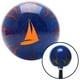 Bouton de Changement de Vitesse en Flocons de Métal à Flamme Bleue avec M16 x 1,5 Insert Levier de Changement de Vitesse Brody – image 1 sur 1