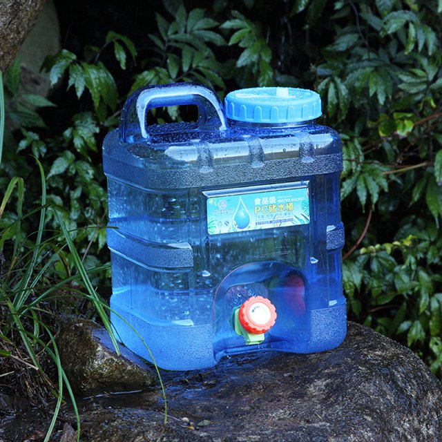 Depósito de agua Contenedor portátil con kits de grifo Contenedor cisterna Tanque de almacenamiento de agua para caminatas Barbie Nuevos Originales