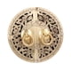 thumbnail image 3 of Perilla de puerta, manija de puerta redonda con patrón de flores de latón de 11 cm, manija de armario, diseño de clase mundial, 3 of 9