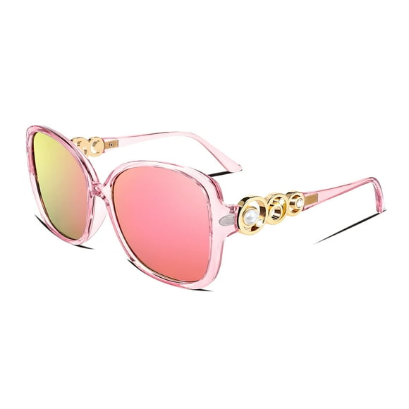 Gafas de Sol FEISEDY de Moda para Mujer Cuadradas Oversize Polarizadas