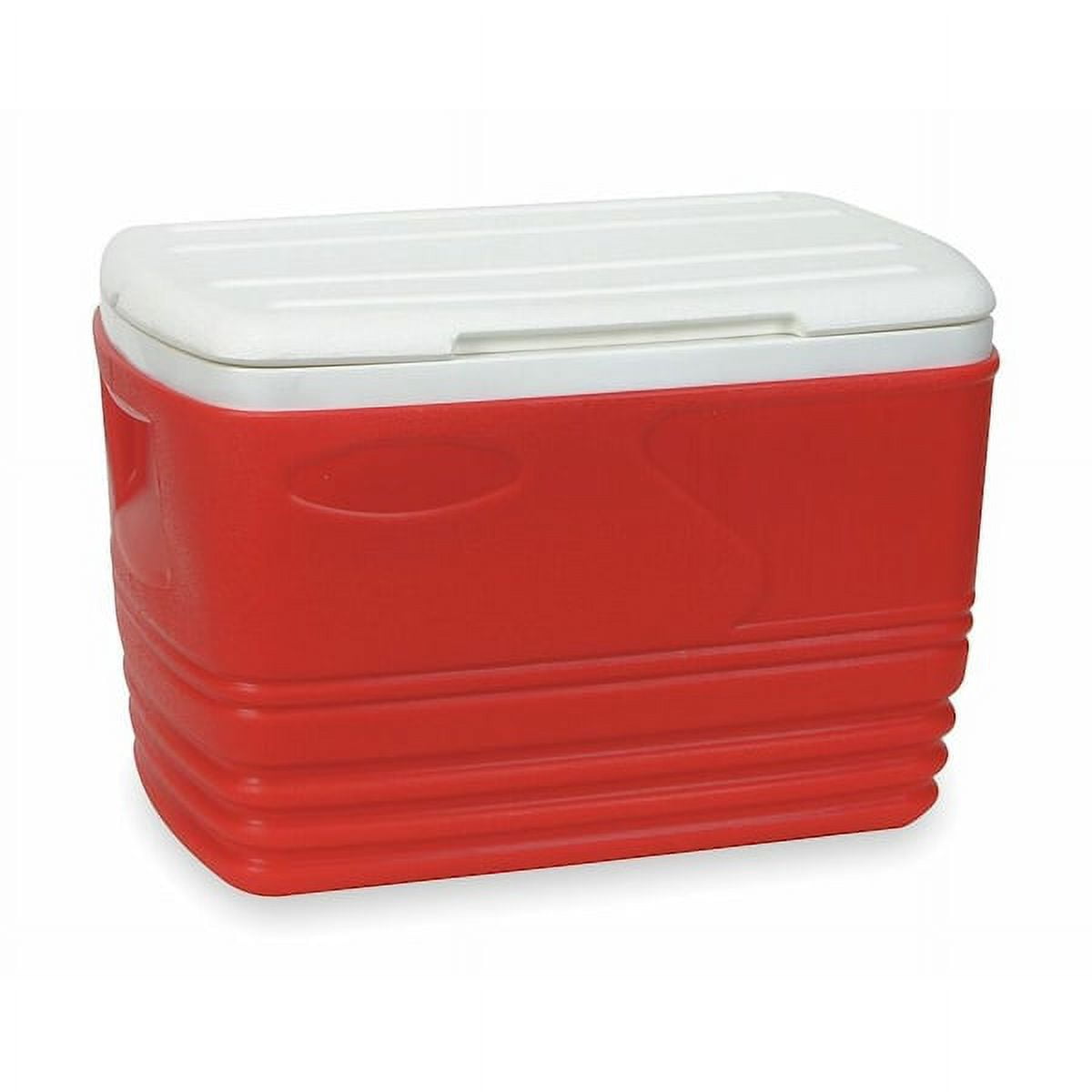 Zoro Select 32 qt. Full Size Chest Cooler with Red