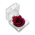 thumbnail image 1 of Amdohai Vraie Fleur de Rose Préservée dans une Boîte Transparente Rose Éternelle Parfumée, 1 of 7