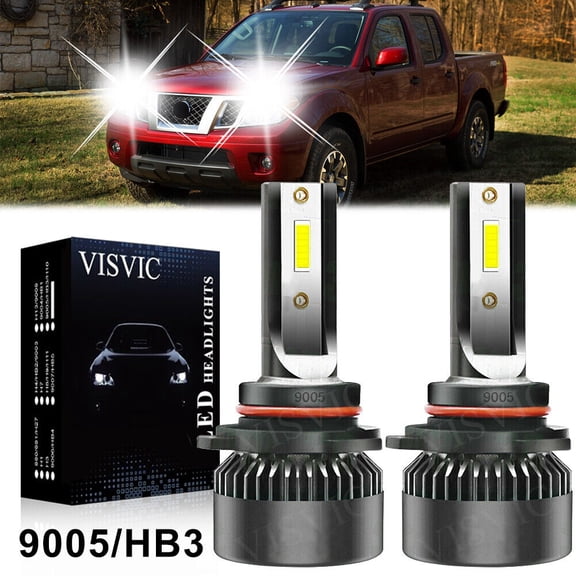 2Pcs 9005 HB3 LED Headlight CSP High Beam Bulbs Kit Super White Bright Light