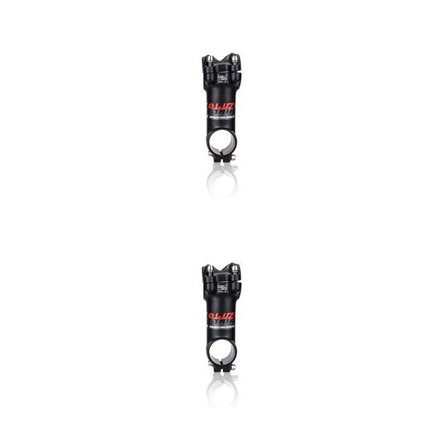 Greeniant Vástago de manillar de bicicleta ajustable 31,8mm x 28,6mm adaptador elevador de altura 60-120mm montar carreras espaciador 80mm 2piezas
