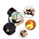 thumbnail image 1 of Adaptador de Recarga de Propano Qcc1 de Latón con Manómetro, Codo de 90 Grados para Tanques de 1 Lb a 40 Lb | Conector de Tanque de Propano Reutilizable y Duradero para Estufas de Camping, Calentador, 1 of 6