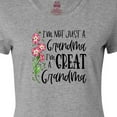 thumbnail image 4 of Inktastic I'm Not Just a Grandma, I'm a Great Grandma Flowers Women's T-Shirt, 4 of 5