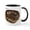 White/Black Inside, variant on CafePress - Ball Python Mug - 11 oz Ceramic Mug - Novelty Coffee Tea Cup