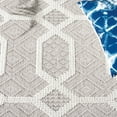 thumbnail image 5 of SAFAVIEH Global Guliana Geometric Area Rug, Grey/Ivory, 6'7" x 6'7" Round, 5 of 10