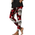 thumbnail image 2 of Qulqfy Christmas Leggings for Women Active Track High Waisted Red Lounge Plus Size Casual Cat Print Leggings Womens Pants Trendy L, 2 of 9
