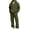 #G04-Green, variant on Mens Hoodie And Sweatpants Set 2 Piece, Half Zip Drawstring Hooded Sweatshirt & Cargo Pants Set, Casual Athletic Sweatsuit