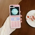 thumbnail image 4 of Cute Women Case for Samsung Galaxy Z Flip 5, Kawaii Case Pink Phone Print for Galaxy Z Flip 5, Lovely Girly Case Protective Phone Case for Samsung Galaxy Z Flip 5 (Pink Phone), 4 of 11