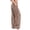 Khaki, variant on Women's Fleece Pajama Pants Mid Weight Warm Lounge Bottoms Drawstring Elastic Waist Casual Soft Sleepwear