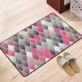 thumbnail image 3 of Tapis de Porte en Forme de Diamant Coloré, Tapis Antidérapant Lavable en Machine, 36 Pouces x 24 Pouces, 3 of 6