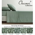 thumbnail image 5 of Chezmoi Collection Extra Soft Bed Sheets Set, Double Brushed Microfiber 14-Inches Deep Pockets, 4-Piece Sheet Set, Queen, Sage Green, 5 of 8