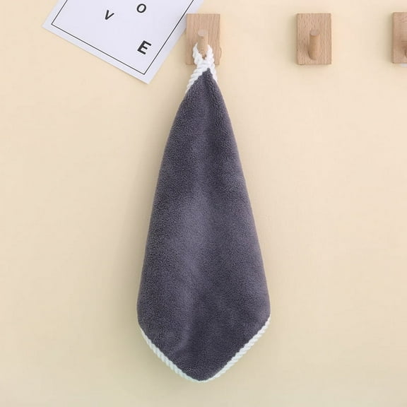 Zhuge Towels 6Piece 11.81x11.81inch ，Hand towels can be hung with square towels, Light Weight, Quick Dry Towels for Your Bathroom for Bathroom and Powder Room (grey)