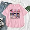 thumbnail image 1 of SASSYME Women's Summer T-shirt Fashion Women's Head Loose T-shirt Women's Summer Women's Couple Wearpangjing, 1 of 4