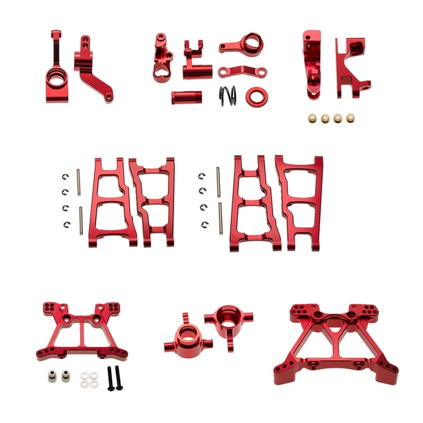 Vogacara 1 Juego de suministro de modelo de coche RC, accesorios de coche RC profesionales creativos, Hardware de coche RC para accesorio de pieza de Kits de construcción modelo rojo Vogacara FN001724-01