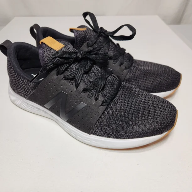 New Balance Fresh Foam Athletic Mens Sneakers Mesh Size 12 Black
