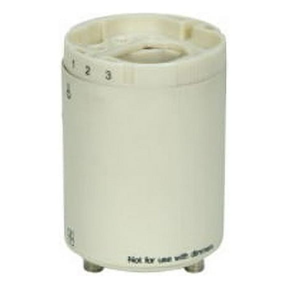 Satco Smooth Phenolic GU24 - 4-Pin CFL Socket