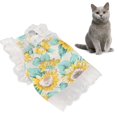 thumbnail image 2 of Falda para mascotasevita la decoloración de la ropa para mascotas con diseo de girasoltranspirable para gatos Amonsee No, 2 of 5