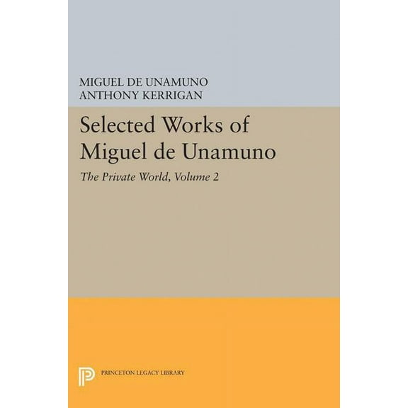 Selected Works of Miguel de Unamuno, Volume 2: The Private World, (Hardcover)