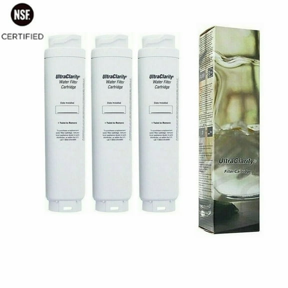 3 Pack Bosch Cuno 9000 077104 UltraClarity REPLFLTR10 9000194412 Refrigerator&Filter