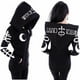 thumbnail image 1 of Puntoco Mujeres Loose Gothic Punk Manga Larga Con Capucha Estampado Negro Cardigan Chaqueta Abrigo Puntoco Puntoco-6706, 1 of 9