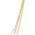 thumbnail image 3 of Collar cadena cuadruple chapa de oro amarillo 18k, 3 of 4