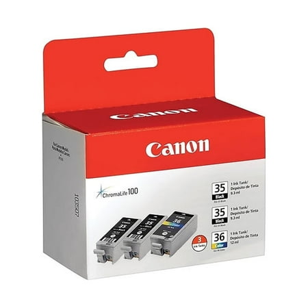 UPC: 0660685004856 | Canon PGI-35 Twin Black & CLI-36 Color Ink (1509B007AB/AE)