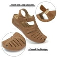 thumbnail image 5 of SWQZVT Closed Toe Sandals for Women Casual Summer Hollow Out Vintage Wedge Sandal Gladiator Outdoor Shoes, 5 of 5