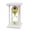 White, variant on GJX Sand Timer,Elegant Four-Pillar Design Hourglass,30-Minute Precise Timer Represents Time and Patience Vintage Decorative,White Pink
