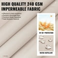 thumbnail image 7 of 9 x 9 ft Patio Umbrella, Outdoor Square Large Cantilever Umbrella Heavy Duty Offset Sun Umbrella，Beige, 7 of 7
