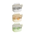 thumbnail image 6 of Hamster Travel Carrier, Yellow PP Portable Cage with Attached Water Bottle for Short Trips and Daily Care, 6 of 8