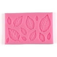thumbnail image 4 of Teissuly 3D Mini Rose leaves Silicone Mold Fondant Mould for Cupcake Cake Decorating Tool Chocolate Gumpaste Mold Sugarcraft Bakeware (rose leaves molds), 4 of 5