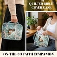 thumbnail image 2 of FOR U DESIGNS Horse Flower Print Bible Case for Women Men Lightweight Carrying Organizer Bag Bible Protective with Handle and Zipper Handbag for Bible Study/Daily Use, 2 of 7