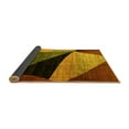 thumbnail image 2 of Ahgly Company Indoor Square Oriental Yellow Modern Area Rugs, 5' Square, 2 of 4