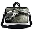 thumbnail image 2 of LSS 13.3 inch Laptop Sleeve Bag Compatible with Acer, Asus, Dell, HP, Sony, MacBook and more | Carrying Case Pouch w/ Handle & Adjustable Shoulder Strap, Racing Cars, 2 of 4