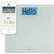 Weight Gurus Smartphone Connected Digital Bathroom Scale, Large Backlit LCD and Weightless Technology