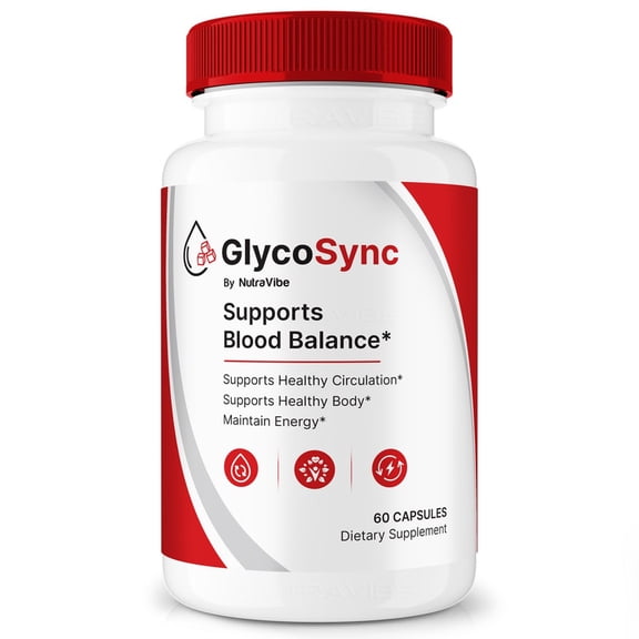 GlycoSync Capsules - Official Glyco Sync Pills to Maintain Overall Health, All Natural Blood Formula For Healthy and Stable Levels, Review (60 Capsules)