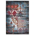thumbnail image 1 of LR Home FUSIO81349BUL7995 Fusion Distressed Geometric Indoor Area Rug, Blue & Black - 7 9 x 9 ft. 5 in., 1 of 1