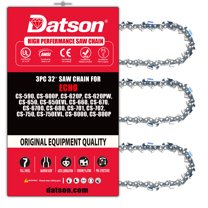 3PACK,32" Chainsaw Chain 0.375" Pitch (3/8"), 0.050" Gauge, 105 Drive Link, 33RSLF 105, Fits ECHO ：CS-590, CS-600P, CS-620P, CS-620PW, CS-650, CS-650EVL, CS-660
