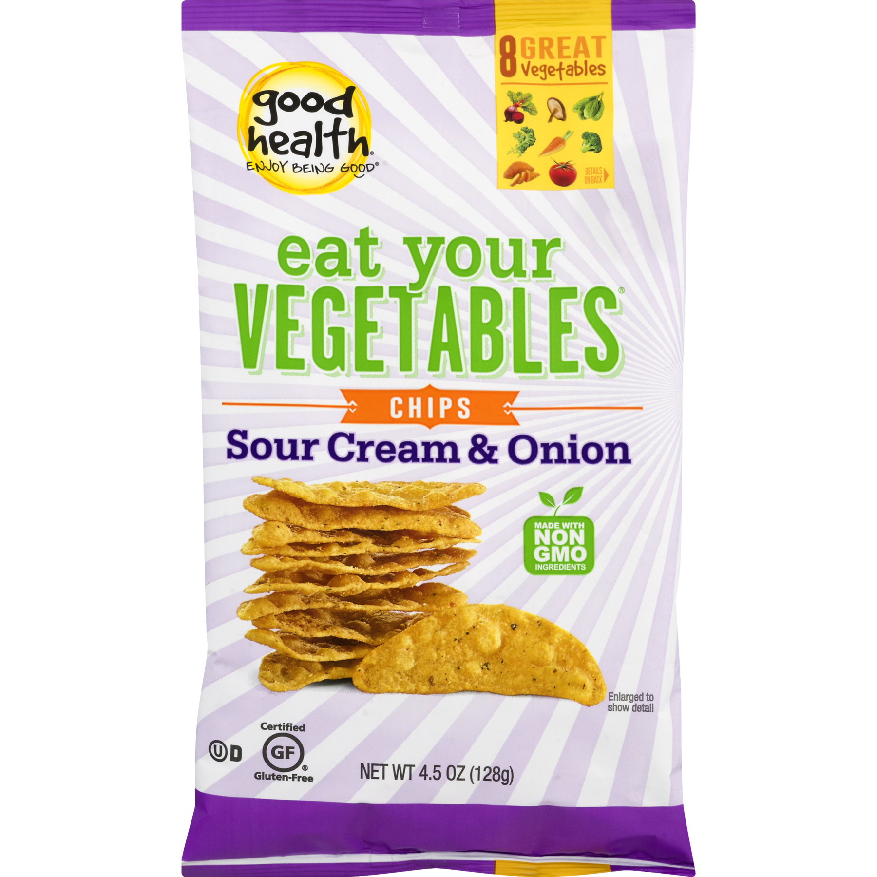 Snikiddy Sour Cream & Onion Veggie Chips, 4.5 Oz. - image 4 of 6