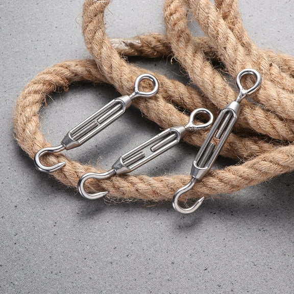 Soimiss 5pcs Stainless Steel Turnbuckle Tension Adjustment for Tent Installation DIY Enthusiasts