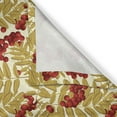 thumbnail image 6 of Ambesonne Rowan Grommet Curtain, Juicy Ripe Fruits Leafage, 50" x 63", Vermilion Mustard and White, 6 of 6