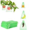 thumbnail image 4 of Riwesomey 50 paquete/lote bolsa de protección de frutas de malla multicolor con cierre de cordón bolsa a prueba de insectos bolsa de malla Jardín y Patio rojo 10*12 CM, 4 of 6