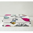thumbnail image 3 of Nurse Gifts,Nursing Blanket Cartoon Sketch Cute Throw Blanket,Nurse Accessories for Work Fleece Blanket 30"x40",Nursing Bags for Nurses Nurse Practitioner Gifts for Women Room Decor, 3 of 6