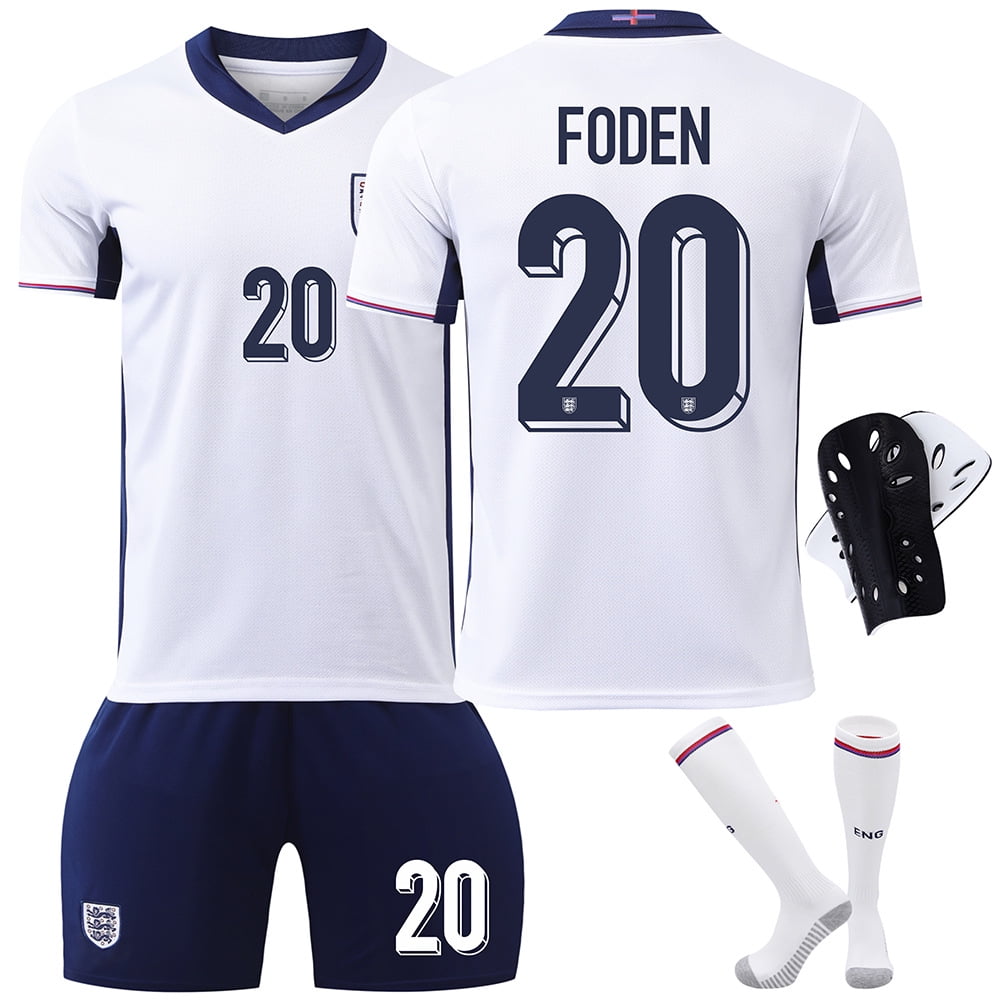 Euro Cup England Jersey Kane 10 Bellingham 20 Foden Football