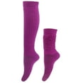 thumbnail image 4 of Deal for Days Holiday Decor Ofreoo Women's Solid Color Warm Stockings From The 1980s To 1990s, Super Long Tight Knit Pile Socks Compression Socks for Women, 4 of 4