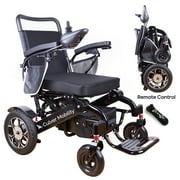 Alton Mobility - WOLF - Foldable Lightweight Heavy Duty Electric Wheelchair 330 lbs Max Load 500W 13 Miles - Black